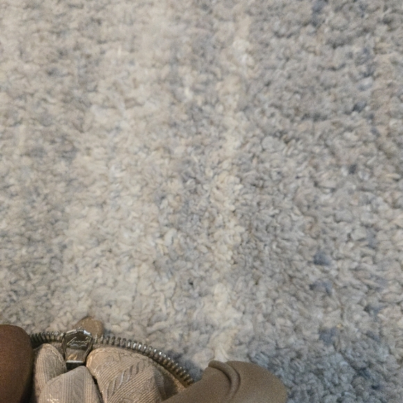 PRADA Shoulder Bag Nylon Beige Silver Chain Srrap - Picture 12 of 16